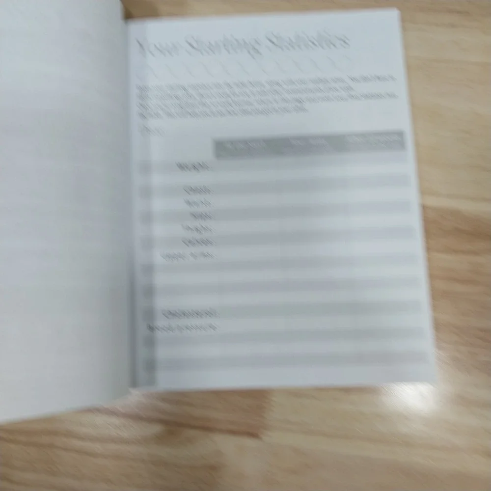 I Love My Food and Exercise Journal Logbook Daily Tracker New